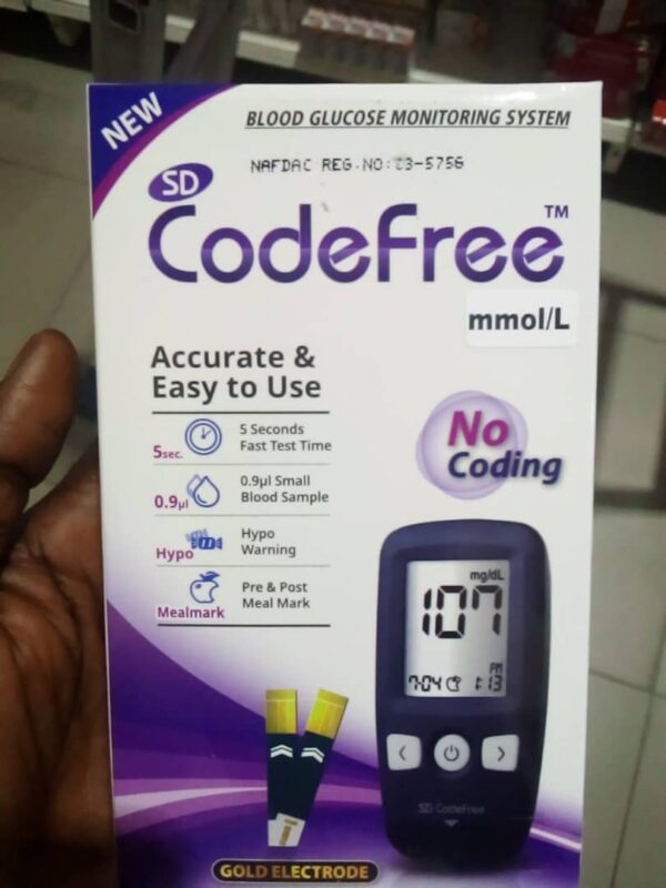 Codefree Blood Glucose Meter